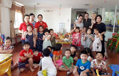 Tiệc Tất niên tại Trường mầm non Song ngữ Quốc tế Horizon